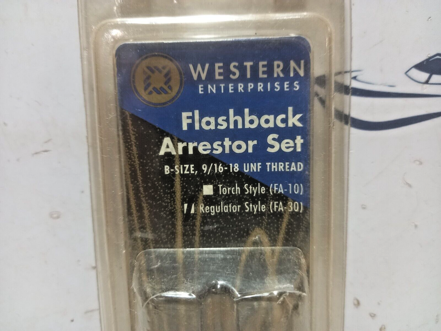 Western Enterprise FA-30 Flashback Arrestor Set B-Size, 9/16-18 UNF Thread