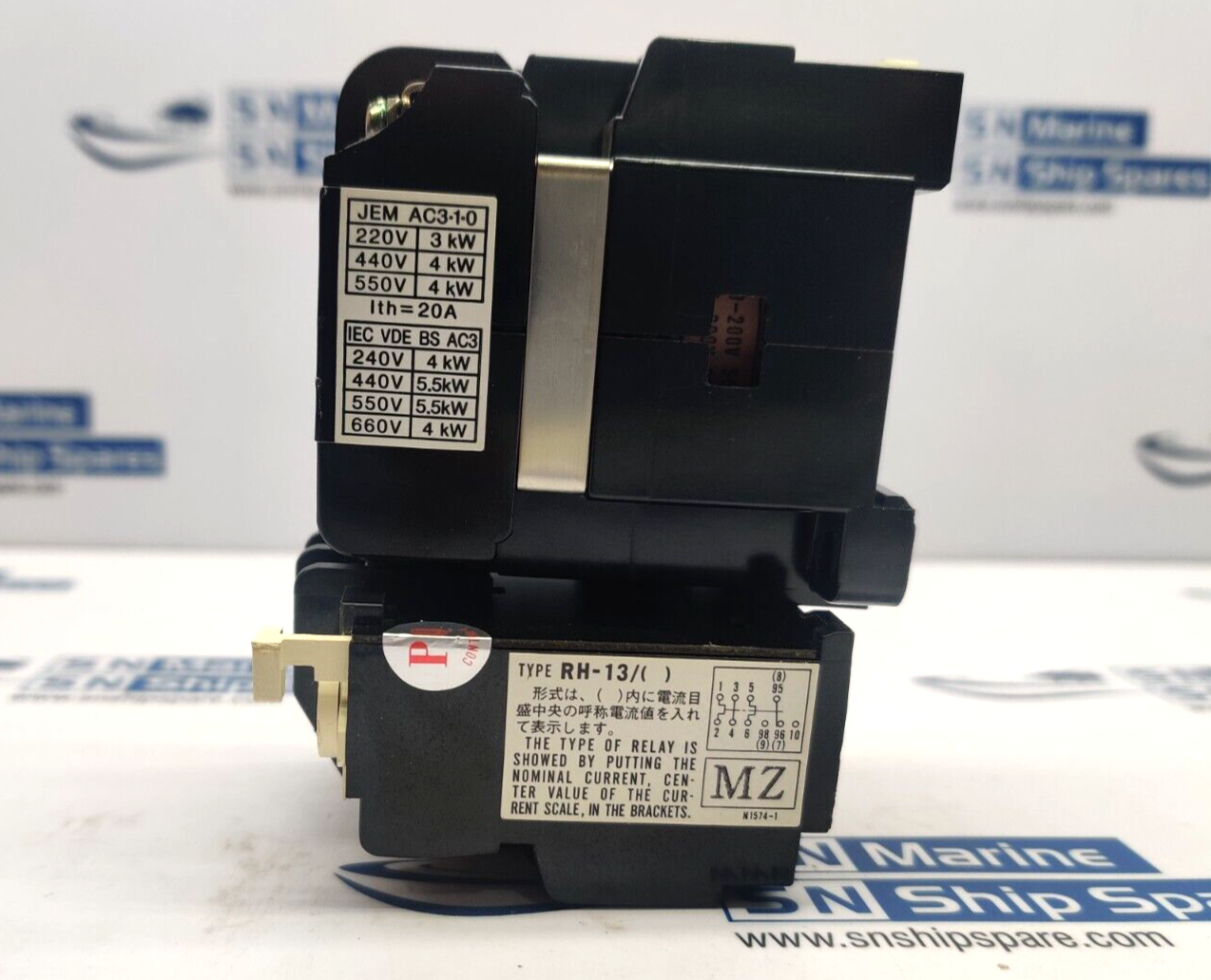 Yaskawa Electric HI-10E5 Magnetic Contactor 180-200V 50Hz 200-220V 60Hz 1a(1NO)
