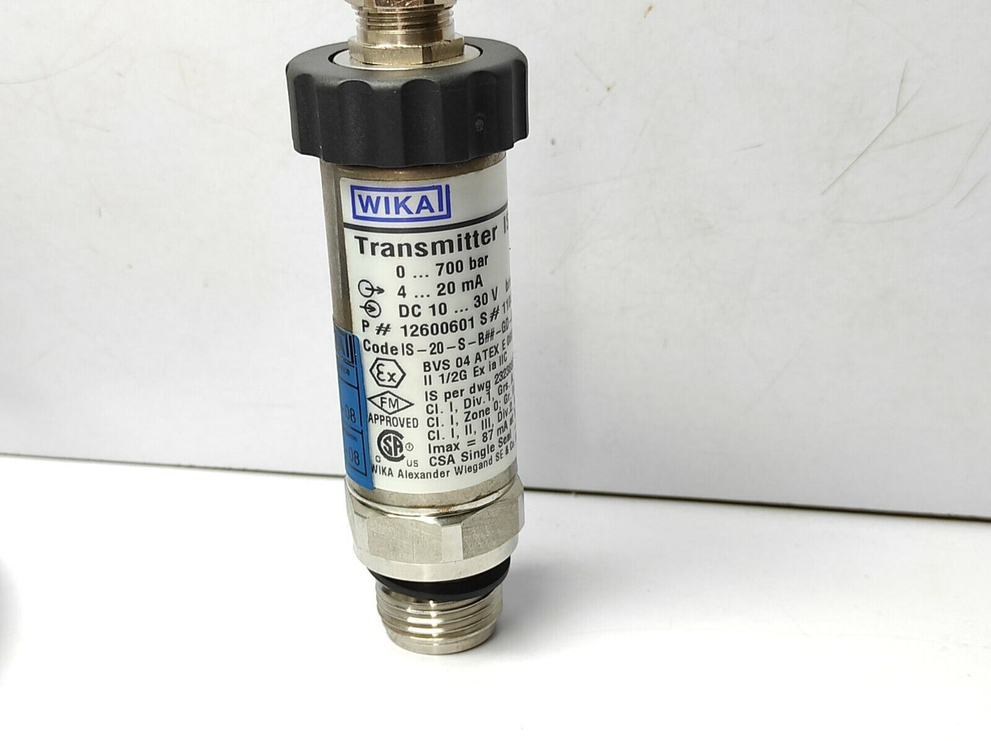 Wika IS-20-S Transmitter Pressure Transmitter Code IS-20-S-B ##-GD-AZGDLIUZ1-1ZZ