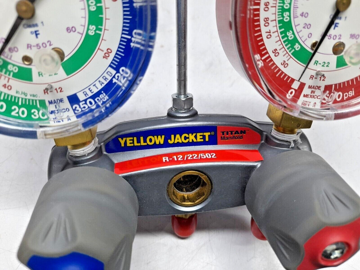 Yellow Jacket 49805 Titan Test And Charging Manifold 686800 2 Valve Titan