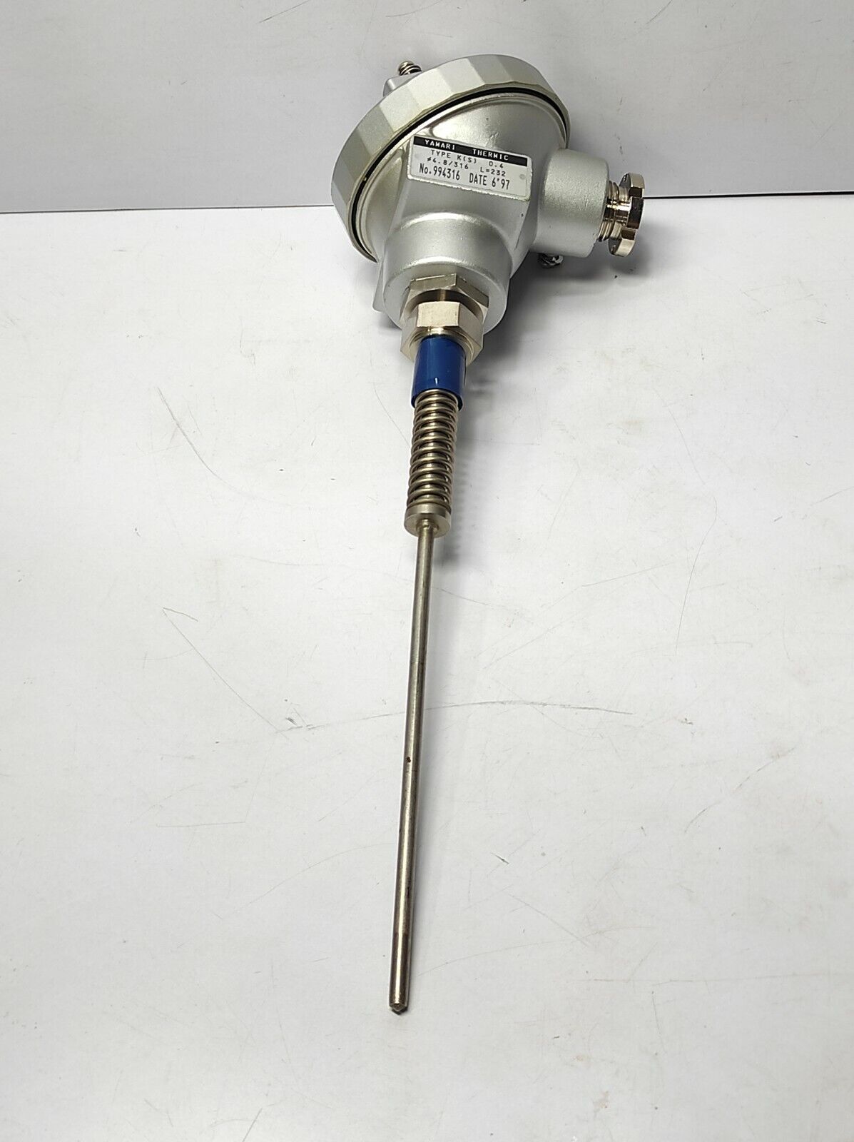 Yamari Thermic Type k(S) 0.4 Thermocouple Φ 4.8/316 L=232 994316