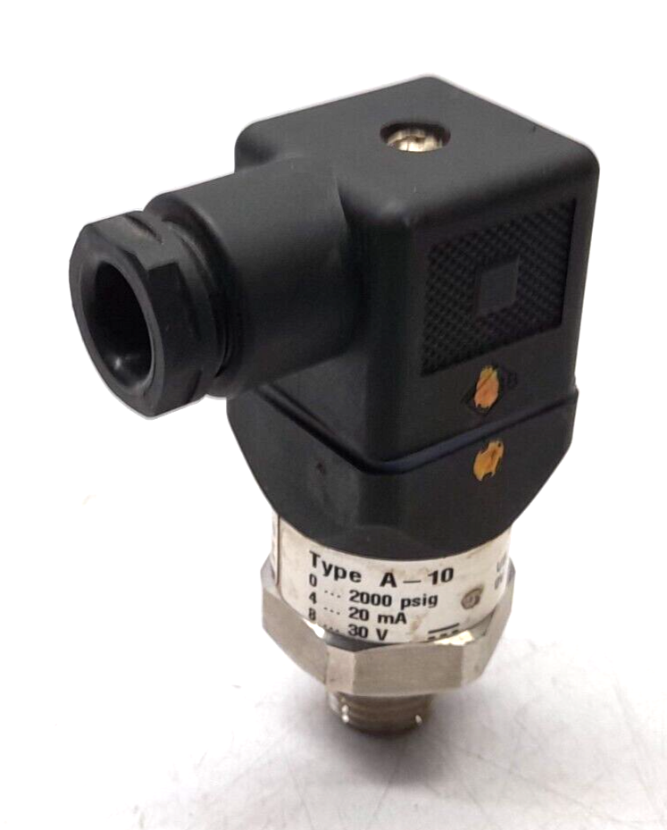 Wika A-10 Pressure Transmitter 0-2000 PSIG 4-20 mA 8-30 VDC
