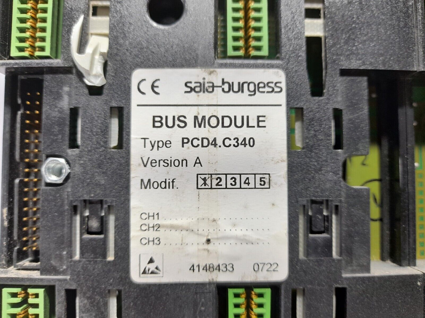 Saia Burgess PCD4.C340 Ver A Bus Module