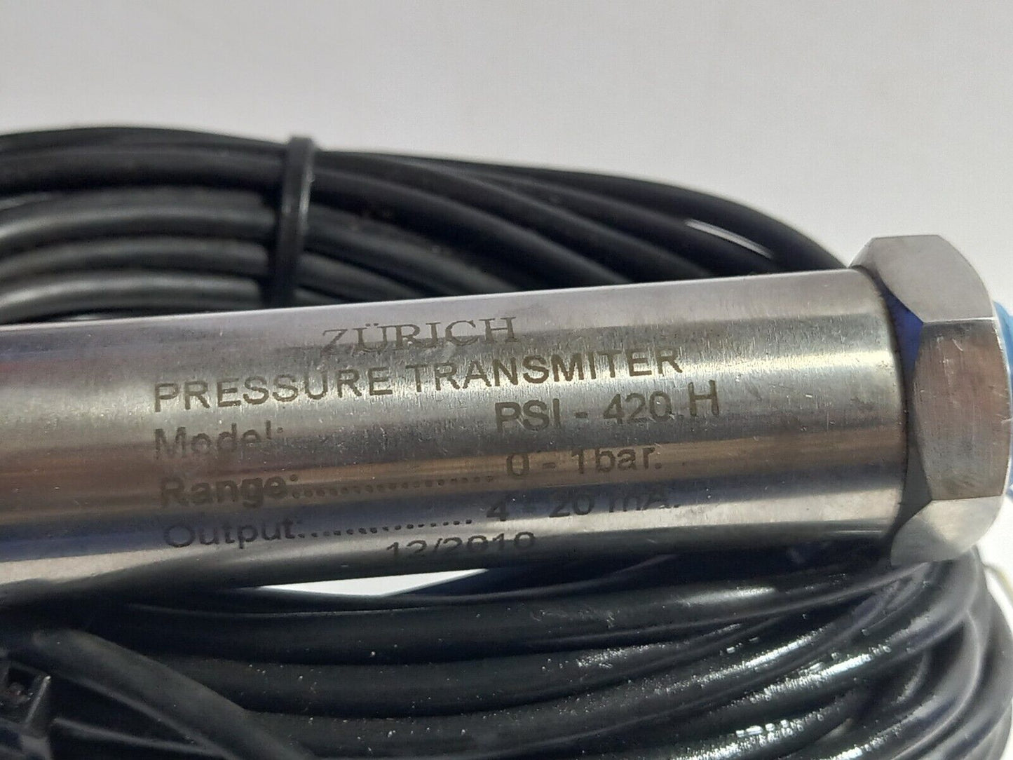 Zurich PSI-420 H Pressure Transmitter Range 0-1 Bar Output 4-20mA