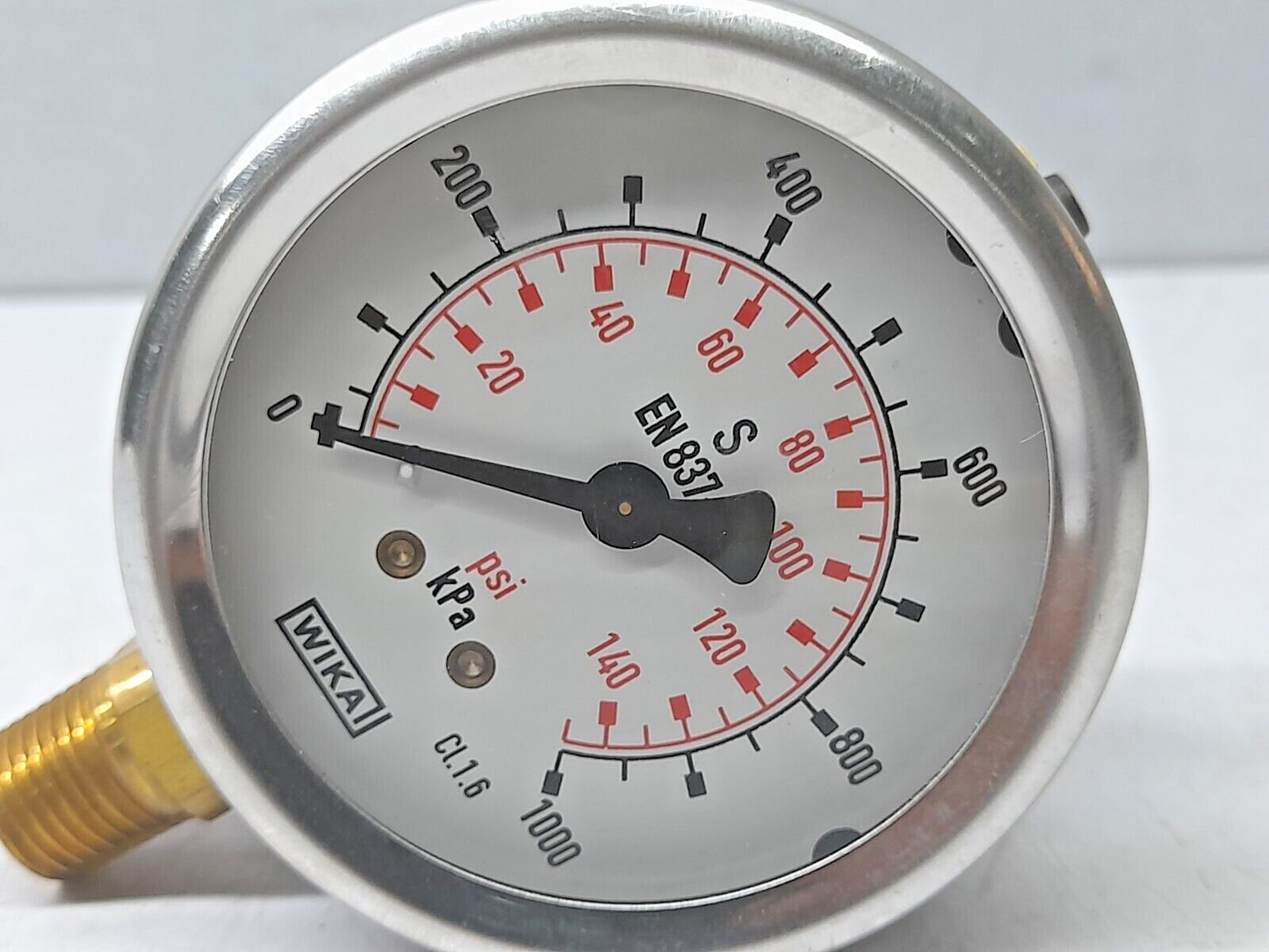 Wika 431218290 Pressure Gauge / EN 837 / S / 0-150 PSI