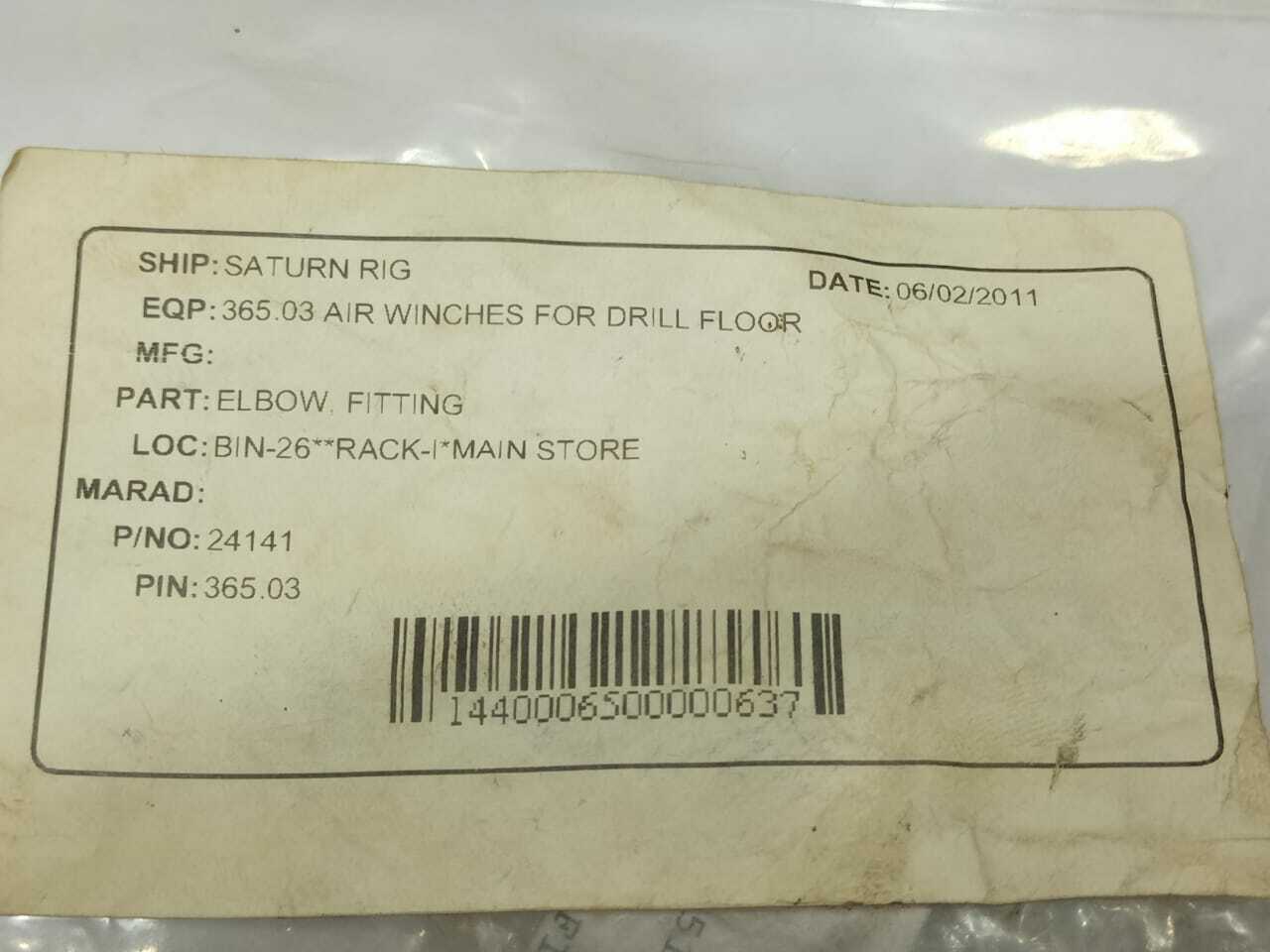 SSP Elbow Fitting 24141 6-Pcs Lot Sale