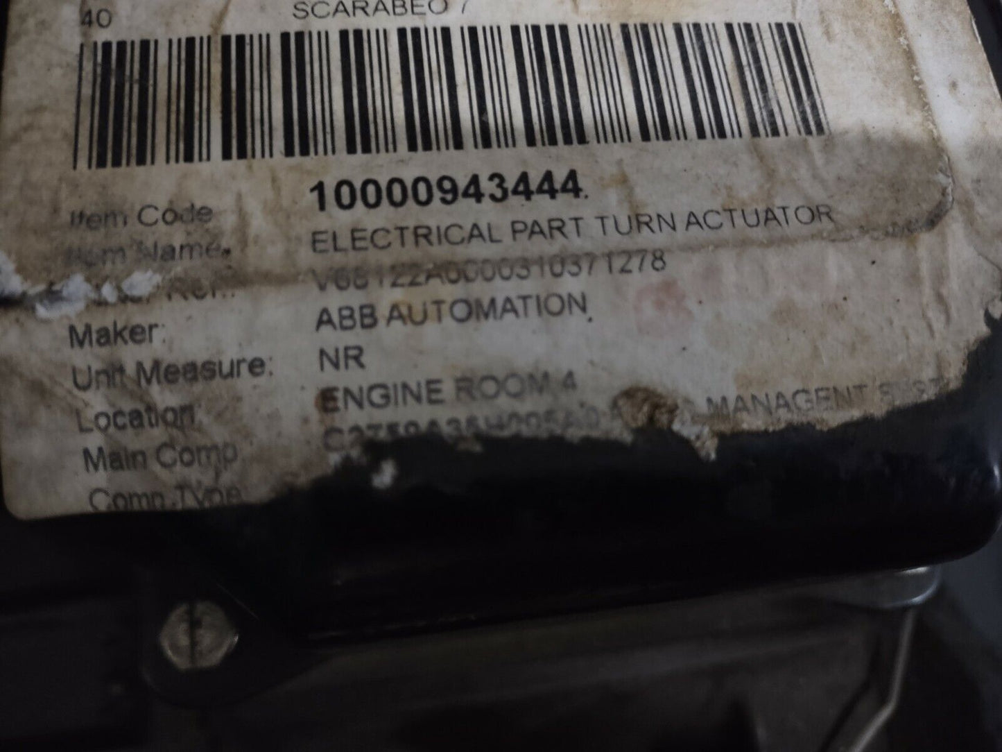 ABB Automation PME 120 AIH Actuator Contrac Electronics Contrac EAI 823H