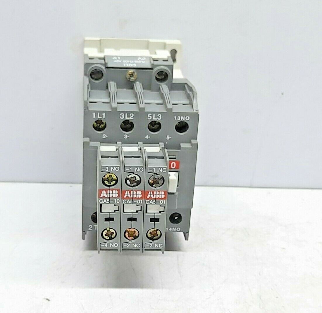 ABB A26-30-22-83 Contactor 48V 50-60Hz ABB A26 Ui=1000V~ Ith=45A