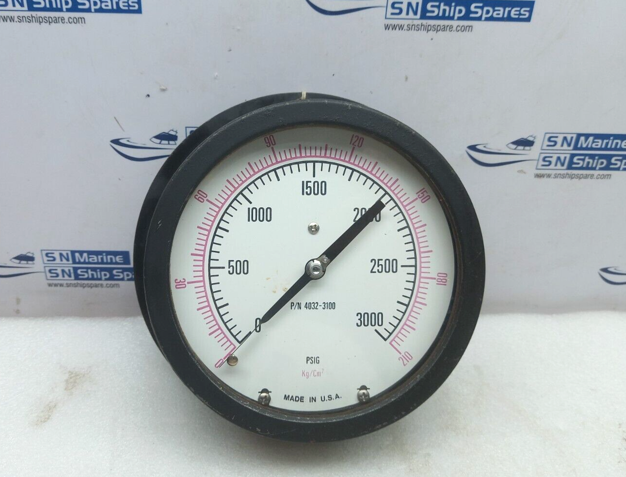 4032-3100 Pressure Gauge 0-3000Psi 0-210Kg/Cm2