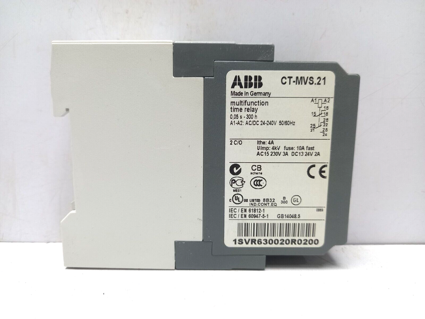 ABB CT-MVS.21 Multifunction Time Relay 1SVR630020R0200 CT-MVS