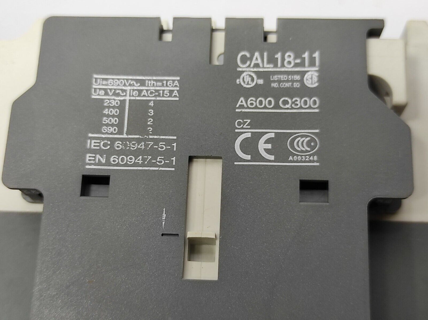 ABB 1SFL451001R8911 A110-30-11 Contactor 110-115V 50Hz 115-127V 60Hz ABB A110-30