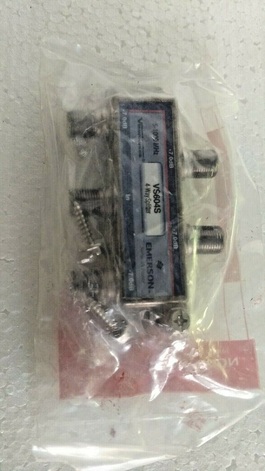 30139 Emerson VS604S 4-Way Splitter 5-1000 MHz Viewsonics