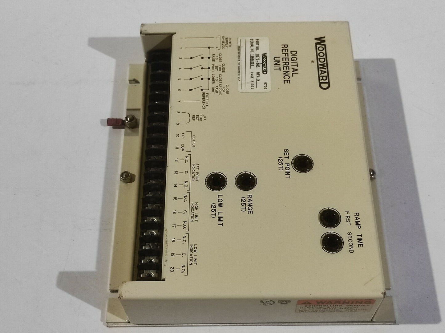 Woodward 8272-683 Rev N Digital Reference Unit 8272683
