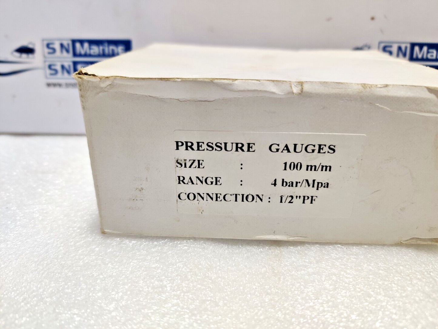 0-4Bar/0-0.4MPa Pressure Gauge Size: 100m/m Connection: ½”PF