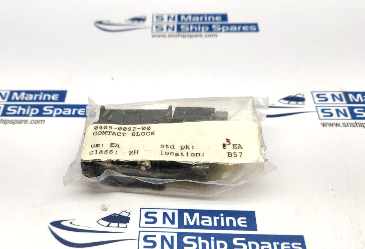 0409-0092-00 Contact Block Class: RH 3Pcs In Lot