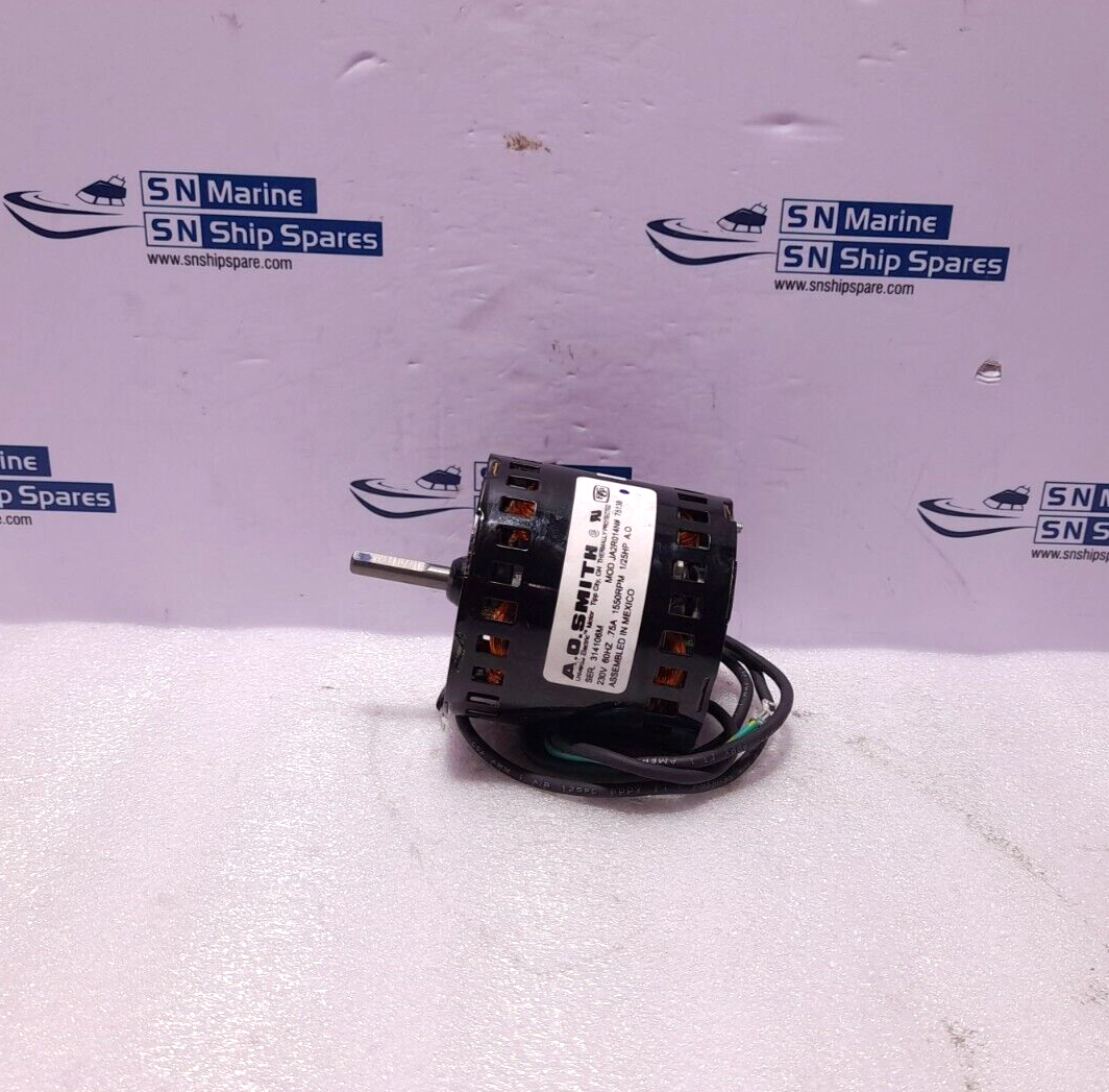 A O Smith JA2R014N# 75138 Electric Servo Motor 230V 60Hz .75A 1550RPM 1/25HP
