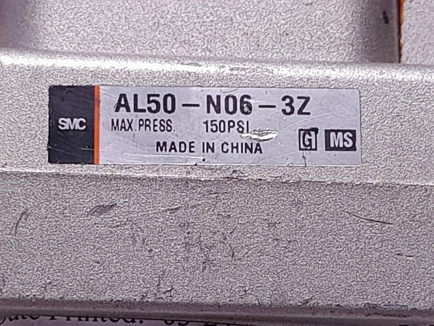 SMC AL50-N06-3Z Lubricator Max Press 150PSI AL50N063Z