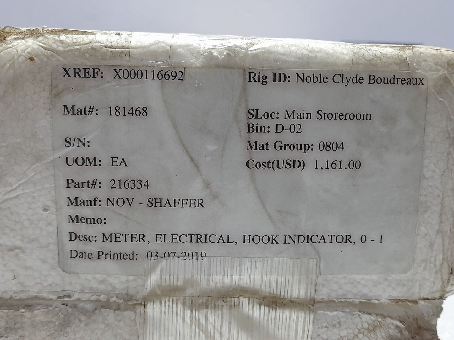 Yokogawa DB-40 Weschler 103111FAFA7XTB Meter 50-0-50