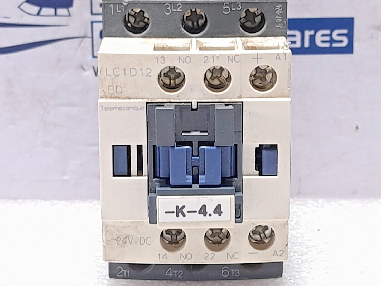 Telemecanique LC1D12BD Contactor 24VDC Ith:25A Ui: 690V 600V a.c