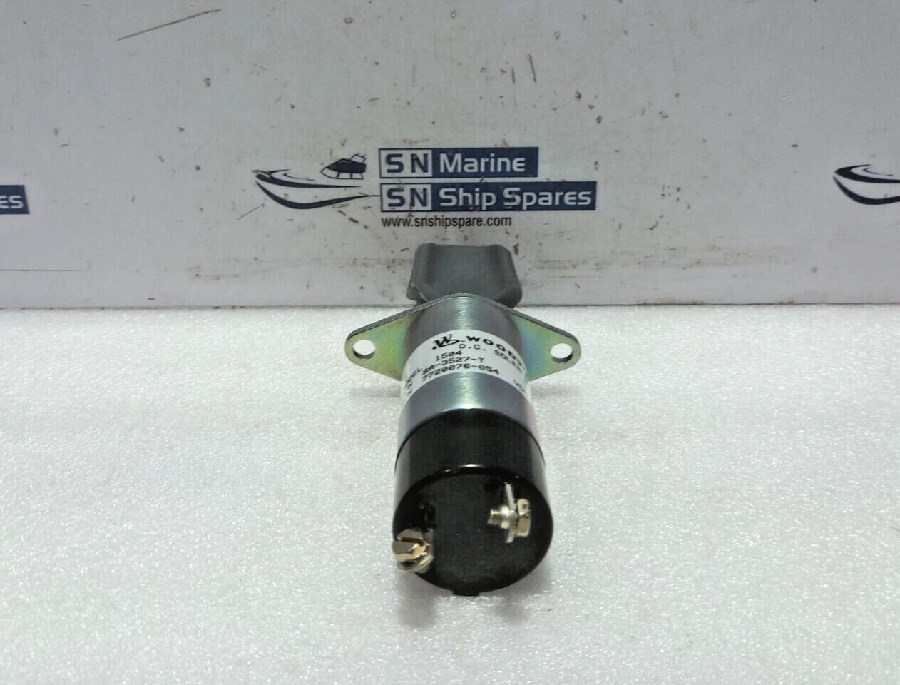 Woodward SA-3527-T Engine Stop DC Solenoid Model: 1504 Yanmar 129470-67320 24V