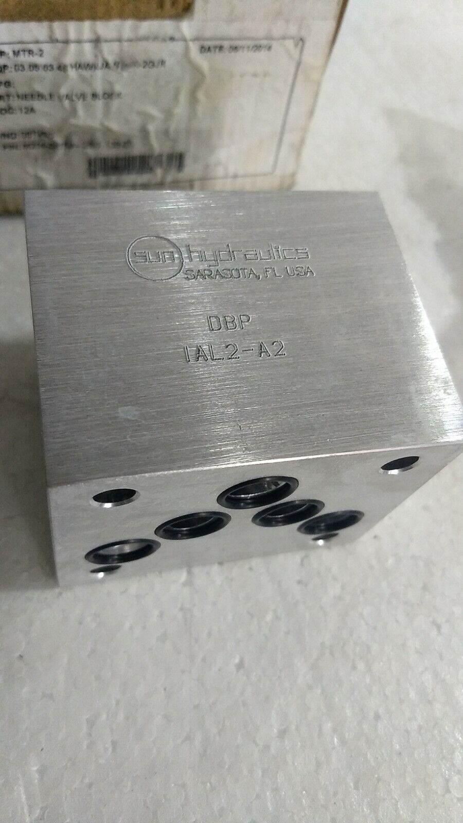 Sun Hydraulics Needle valve block DBP IAL2-A2