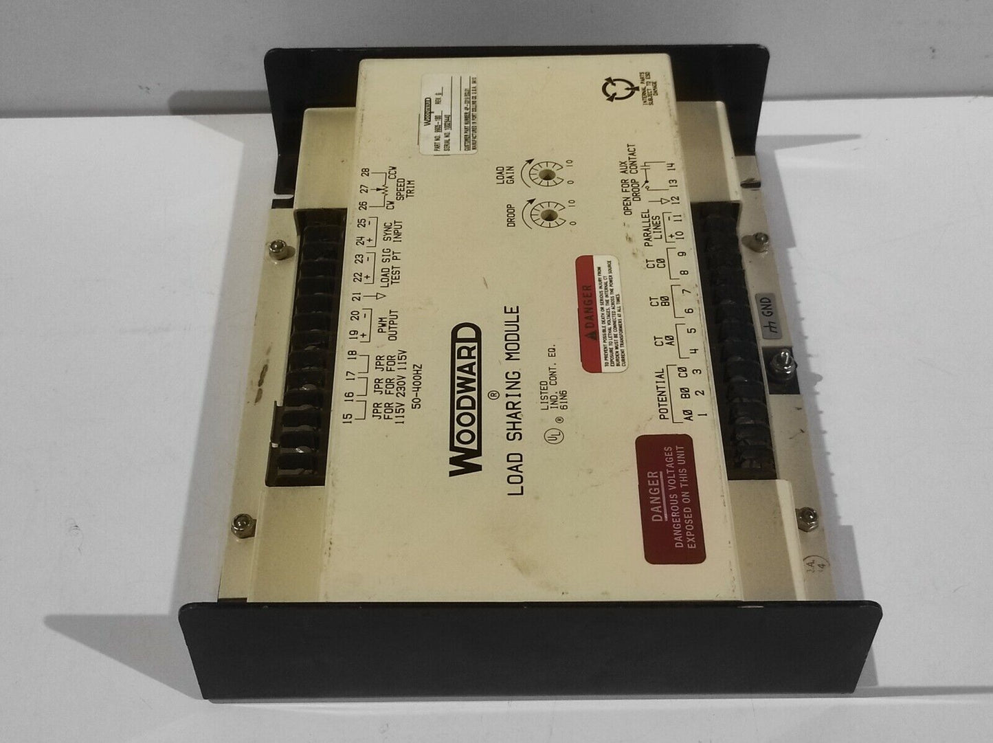 Woodward 9905-180 Rev G Load Sharing Module 9905180