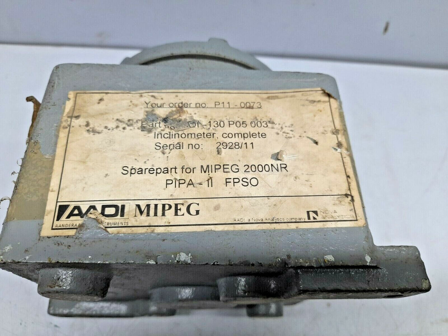 Aanderaa Data Instruments MIPEG DI-130P05 003 Boom Angle Sensor