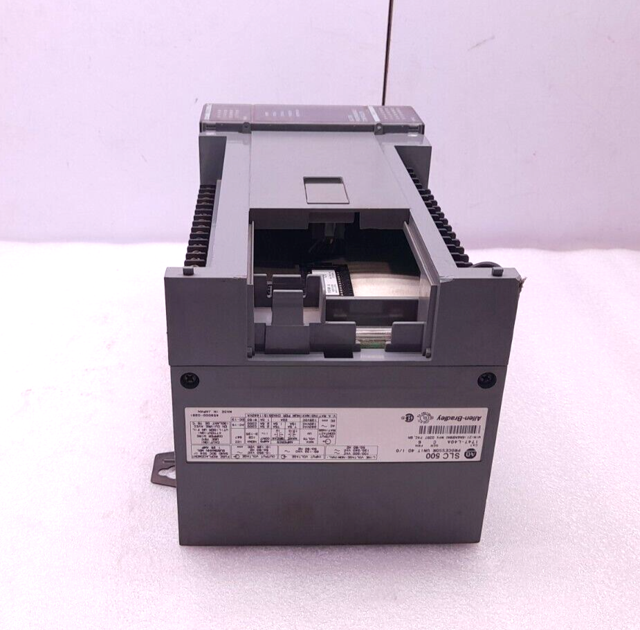Allen Bradley 1747-L40A Ser C FRN 6 SLC 500 Processor Unit 40 I/O Programmable C