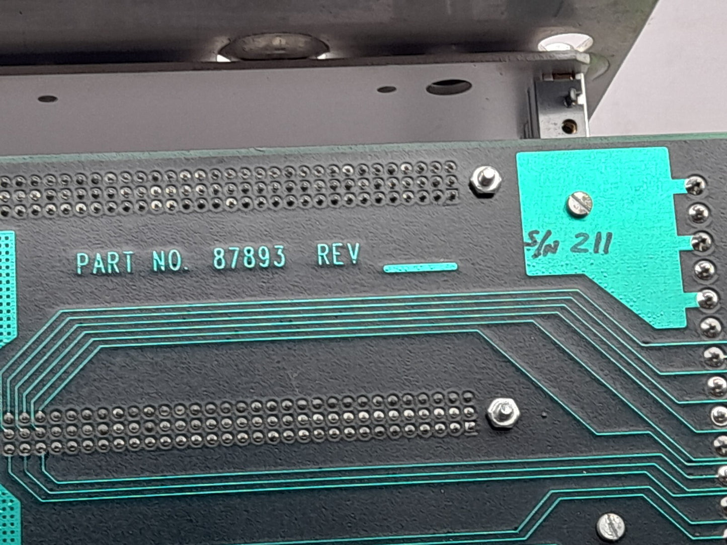 Varco Bus 87890 PCB 87893 & 87900 PCB 87903 & 88103 TP-Rack Assembly