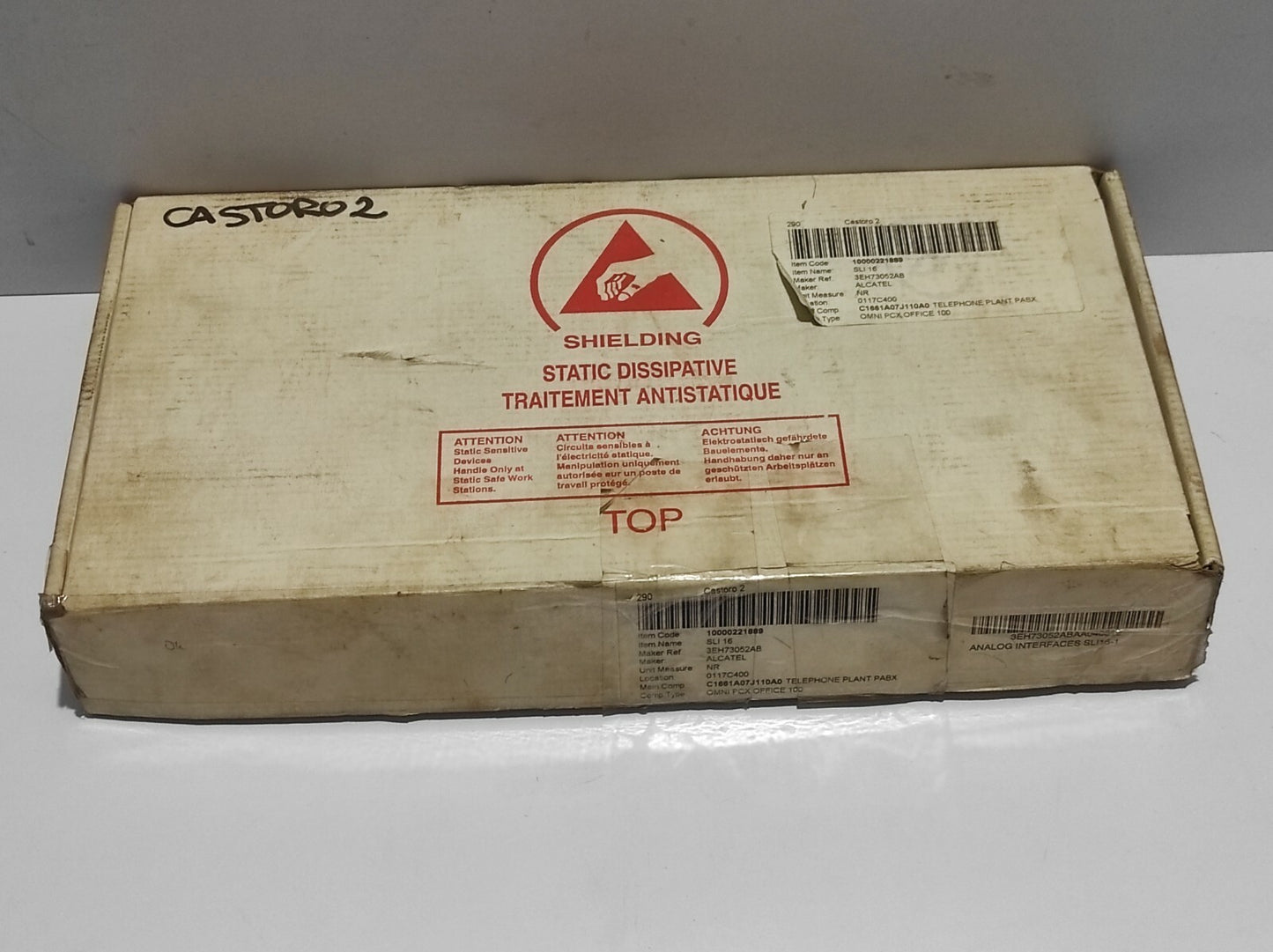 Alcatel 3EH73052ABAA040512 Analog Interfaces SLI16-1 Card 3EH73052AB