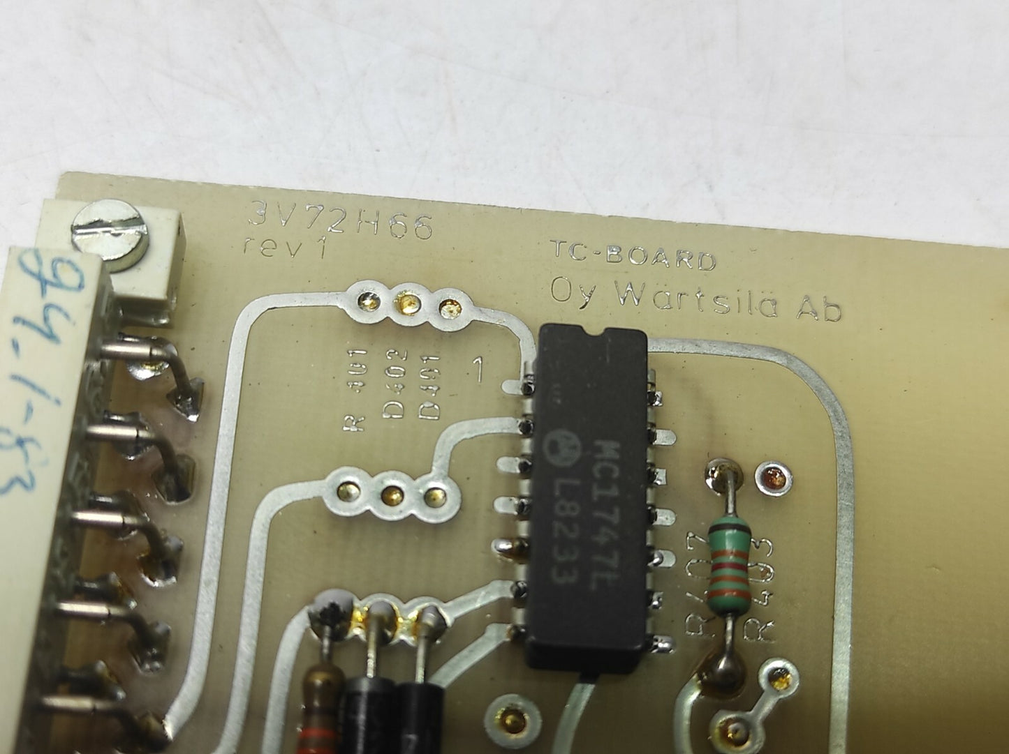 Wartsila 3V72H66 Rev 1 TC-Board PCB 3223B000600 32.23B06