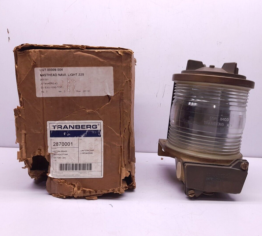 Tranberg 2870001 Lantern Brass Masthead/Topp 40W P28S 24V