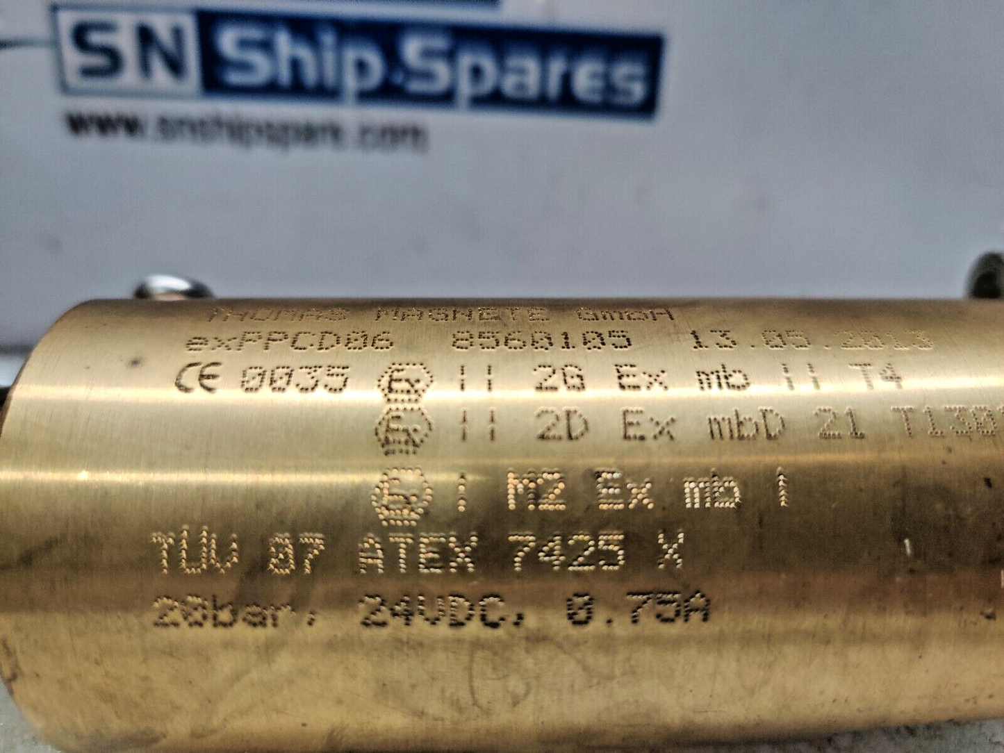 Thomas Magnete 8560105 Solenoid Valve 24VDC II 2G EX MB II T4 Huisman 2044432