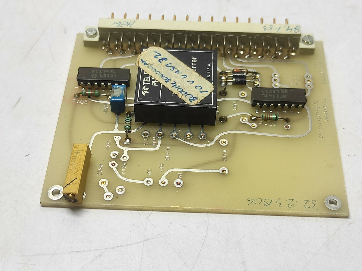 Wartsila 3V72H66 Rev 1 TC-Board PCB 3223B000600 32.23B06