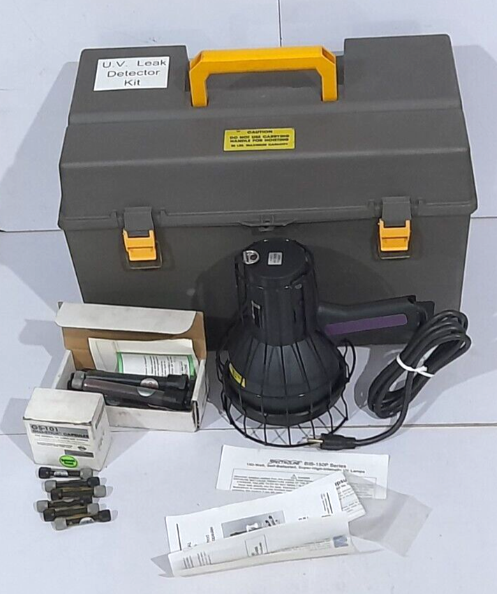 Spectronics Spectroline HVLD-80GS Leak Detection Kit BIB-150P Ultraviolet Lamp 1