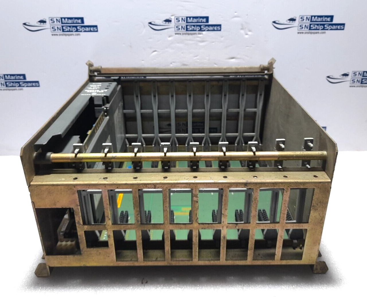 Allen Bradley 1771-ASB E Remote I/O Adapter Module With 1771-A2B B 8 Slot I/O Ch