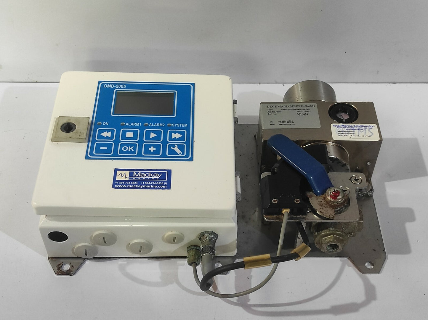 Deckma OMD-2005 Bilge Alarm Analyzer Oily Water 15PPM Recondition