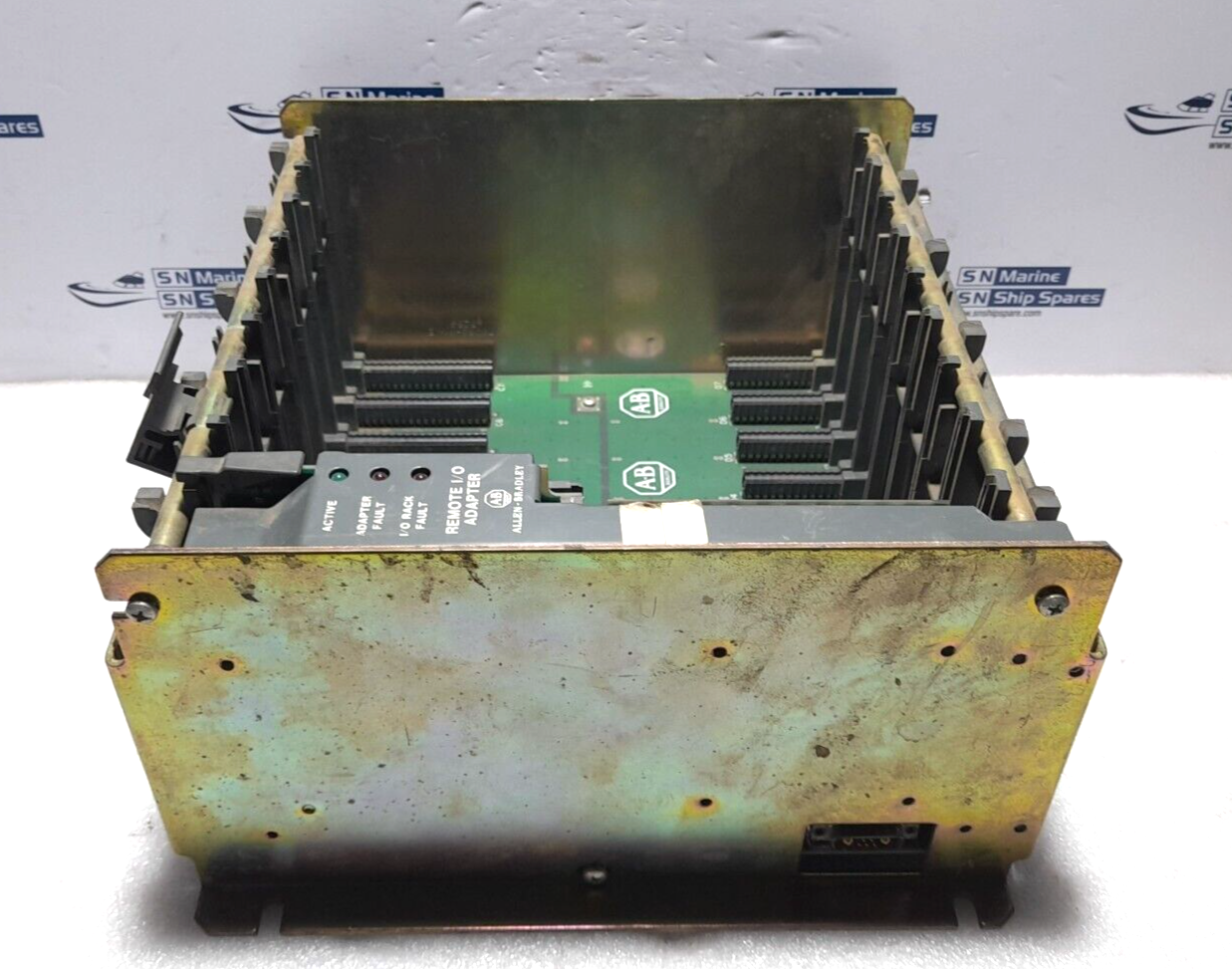 Allen Bradley 1771-ASB Ser B Remote I/O Adapter Module With 1771-A2B 8 Slot I/O