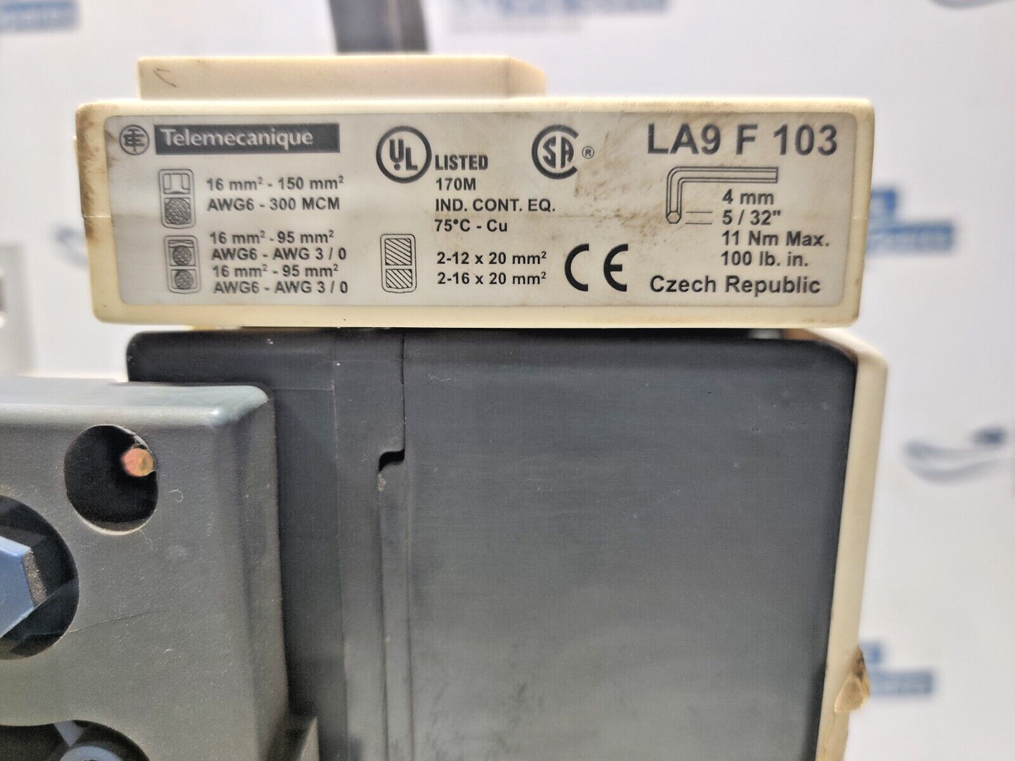 Telemecanique LC1 F150 Contactor 3Phase With LR9 F 5369 And LA9 F 103