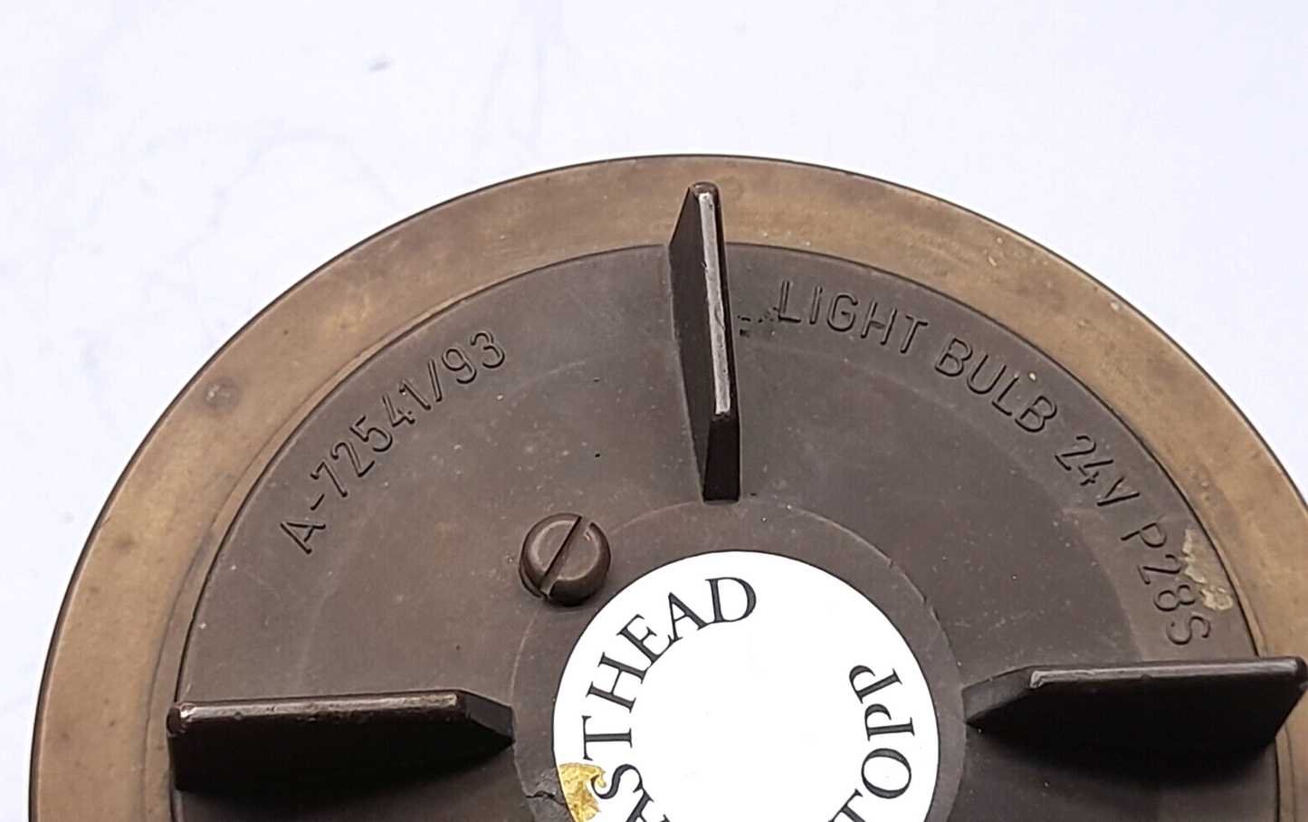 Tranberg 2870001 Lantern Brass Masthead/Topp 40W P28S 24V