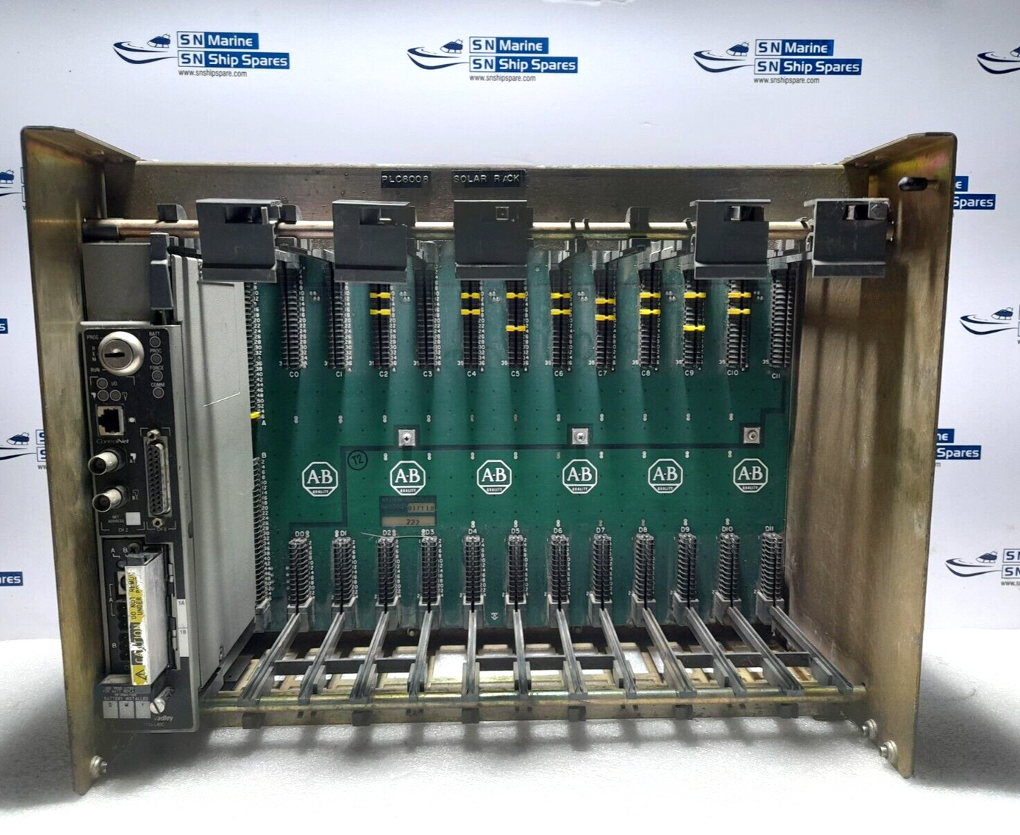 Allen Bradley 1771-A3B 12 Slot I/O Chassis With 1785-L40C PLC