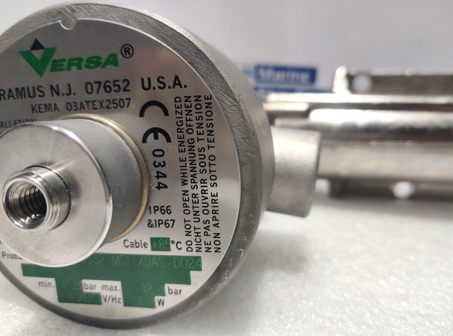 Versa VSG-4532-MS1-XDAS-D024 Pneumatic Directional Valve IP66/67 24VDC