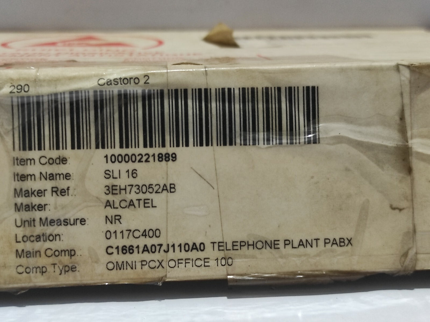 Alcatel 3EH73052ABAA040512 Analog Interfaces SLI16-1 Card 3EH73052AB
