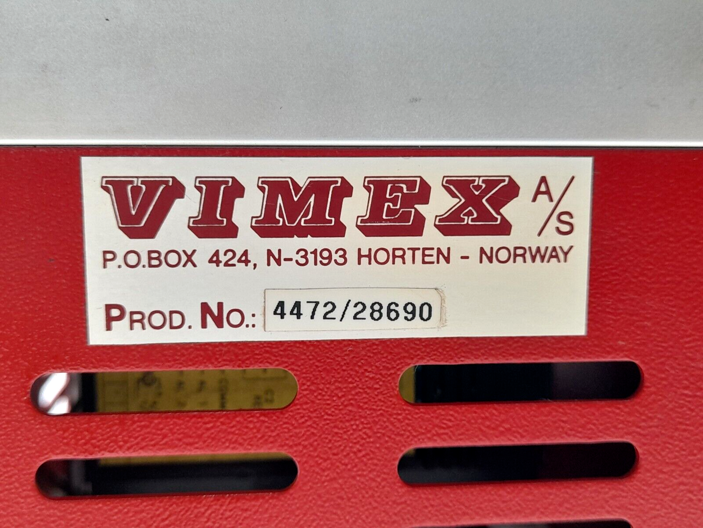 Vimex Temperature Calibrator 4472/28690 Input 220VAC 3.15A