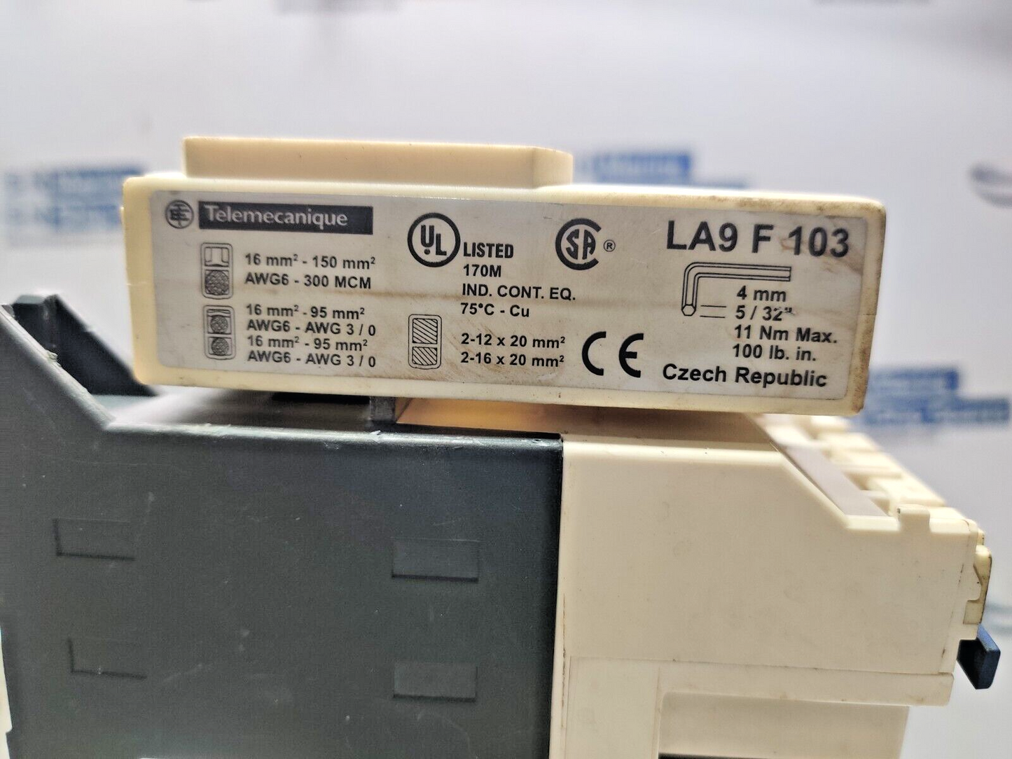 Telemecanique LC1 F150 Contactor 3Phase With LR9 F 5369 And LA9 F 103