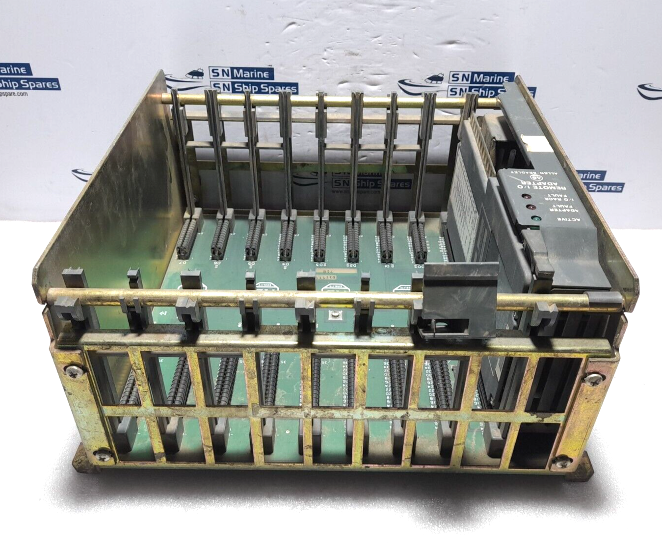 Allen Bradley 1771-ASB Ser B Remote I/O Adapter Module With 1771-A2B 8 Slot I/O