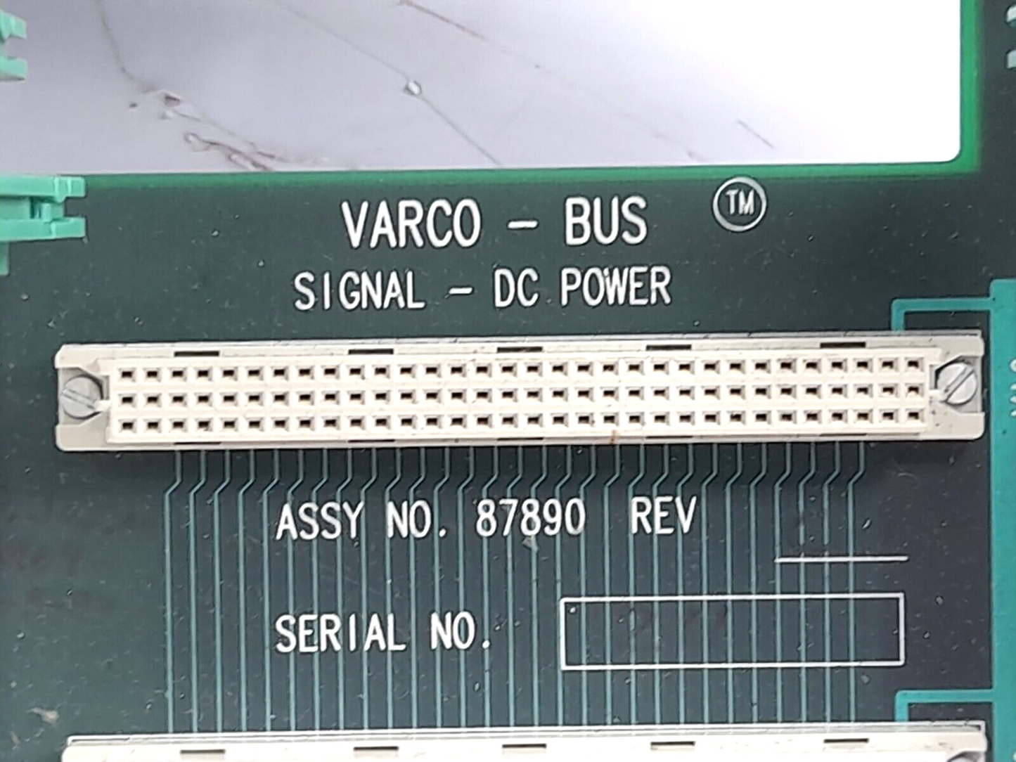 Varco Bus 87890 PCB 87893 & 87900 PCB 87903 & 88103 TP-Rack Assembly