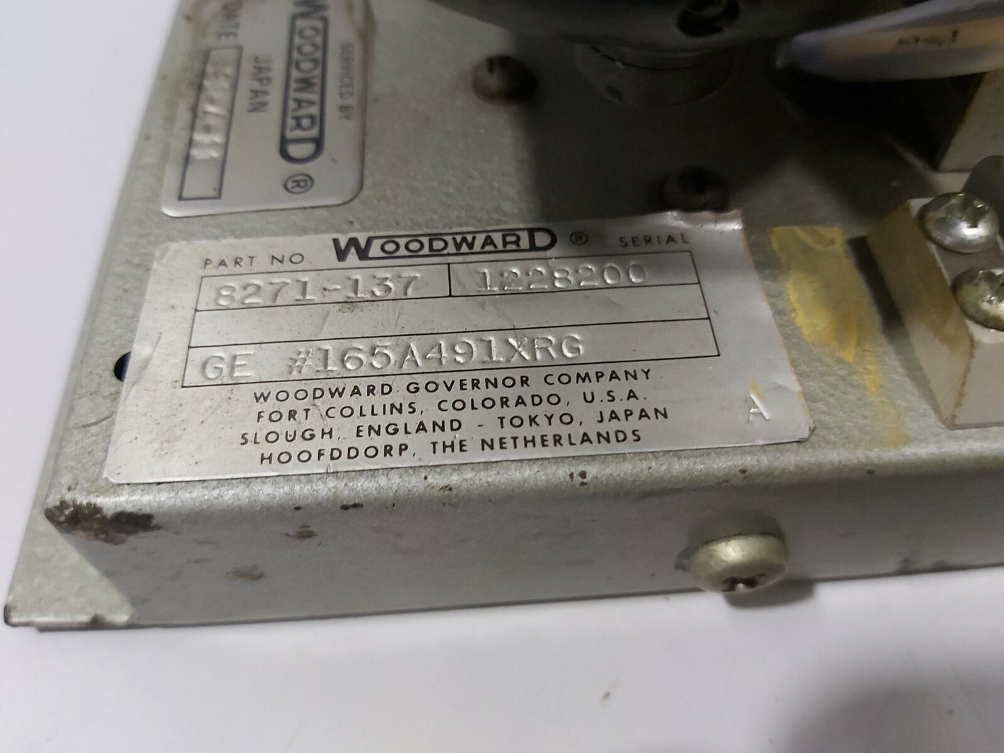 WOODWARD MOTOR OPERATED POTENTIOMETER 8271-137 / 8271137