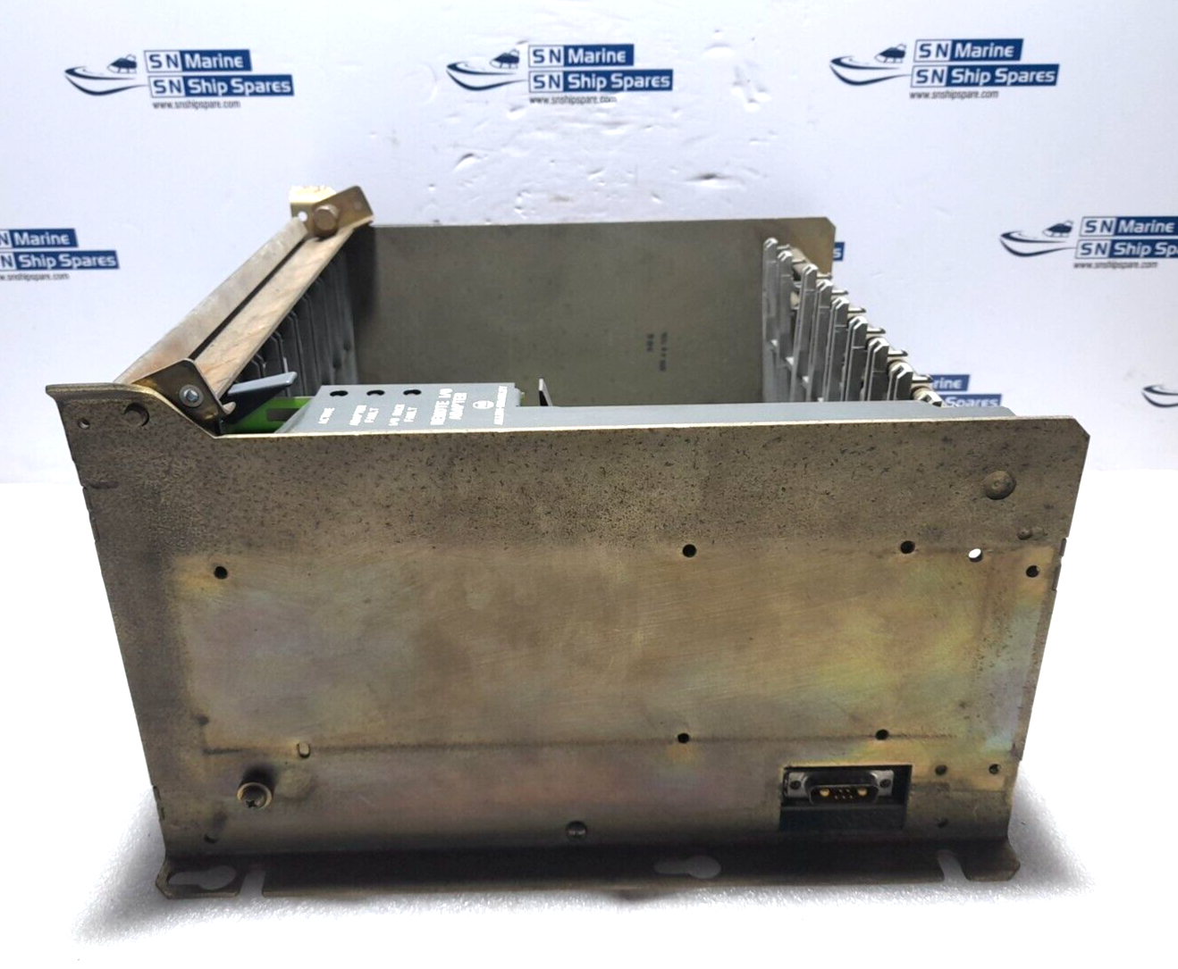 Allen Bradley 1771-ASB E Remote I/O Adapter Module With 1771-A2B B 8 Slot I/O Ch