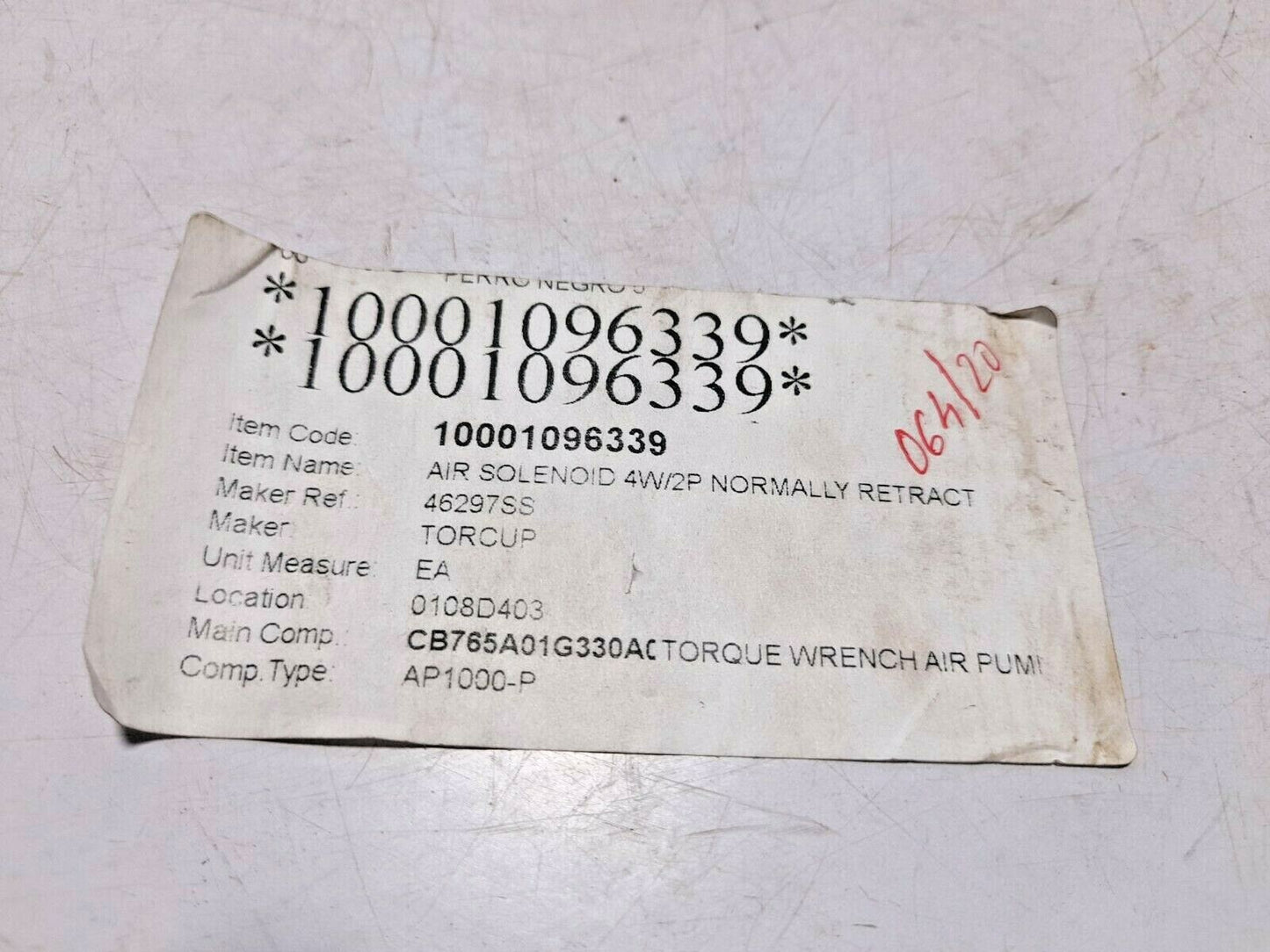 Torcup 46297SS Air Solenoid 4W/2P Normally Retract 44297-SS